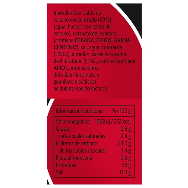 Knorr Bovril Caldo Concentrado de Carne bote 500g - Bovril intensifica tus platos con un aspecto y sabor tostado, en un solo paso.